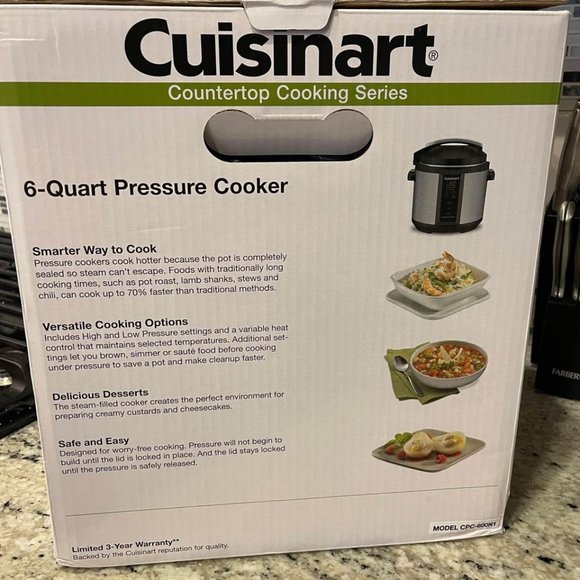 Cuisinart Kitchen New Cuisinart Pressure Cooker 6 Quart Cpc60n